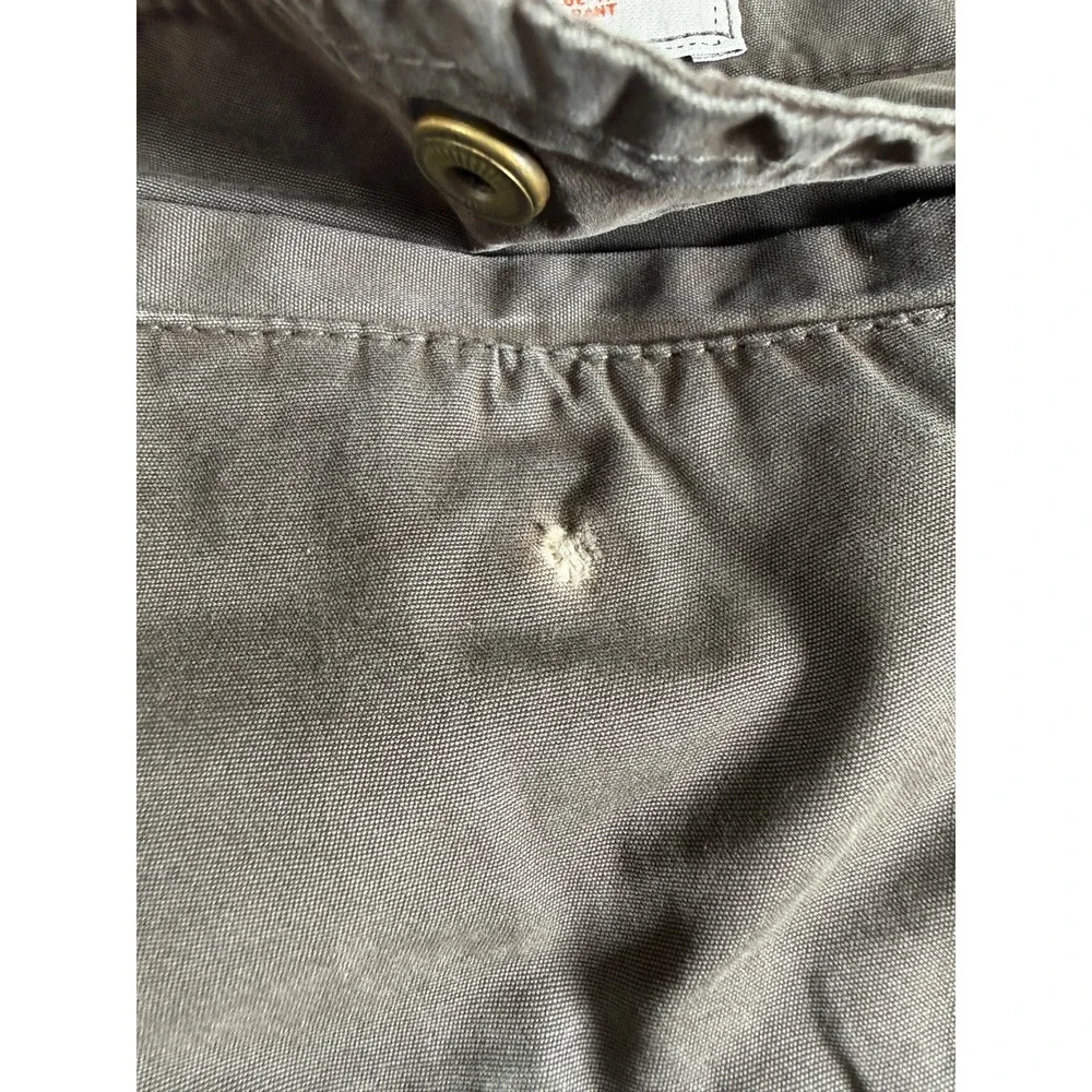 Masons Rescue Troops Ice Breaker Pant Mens size 34x35 Brown FLAWS - See Desc **